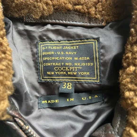Cockpit USA G1 Flight Jacket - Picture 2 of 8